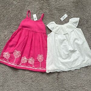 2 dresses 2T brand new with tags Old Navy & Baby Gap smoke free pet free home